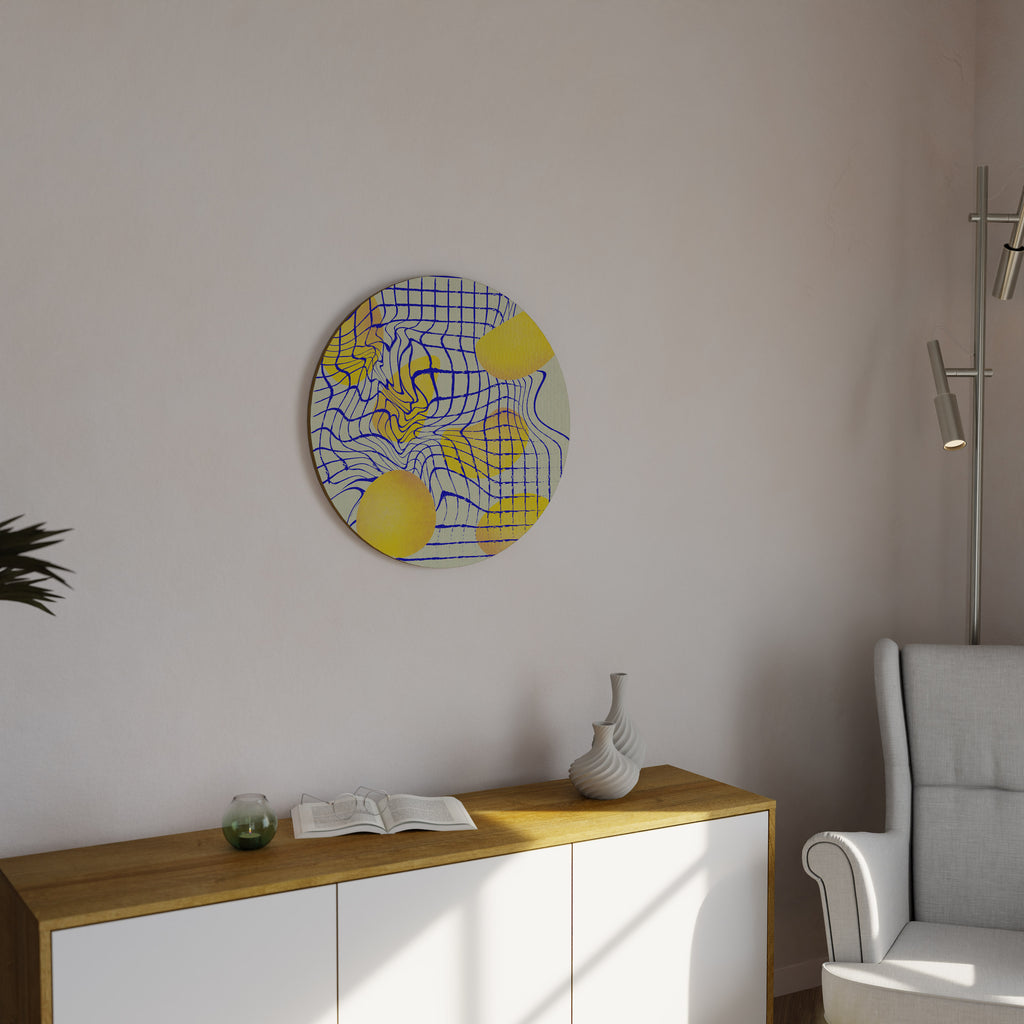 CURVED SPACE Round Wall Art