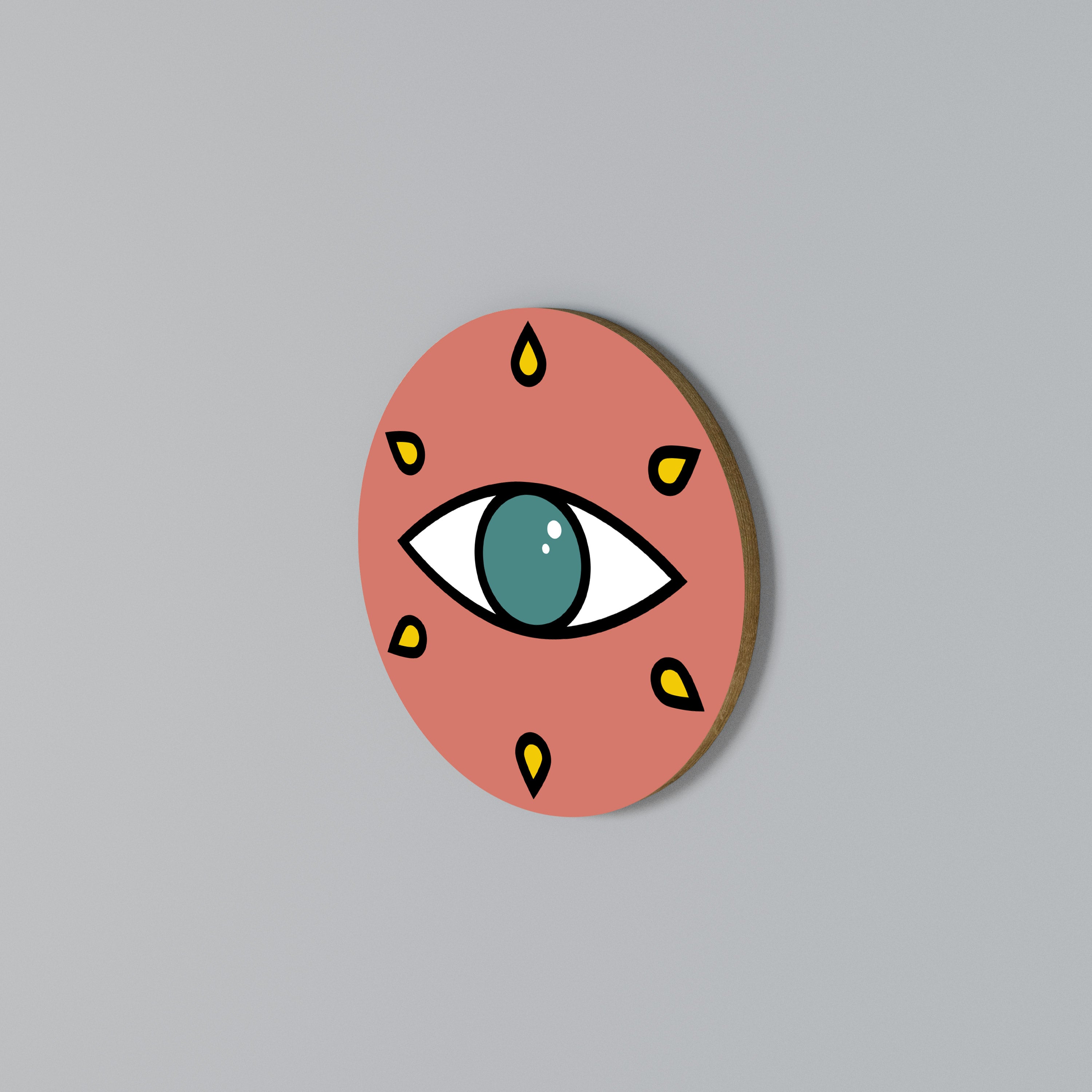 SEE EVERYTHING Round Wall Art