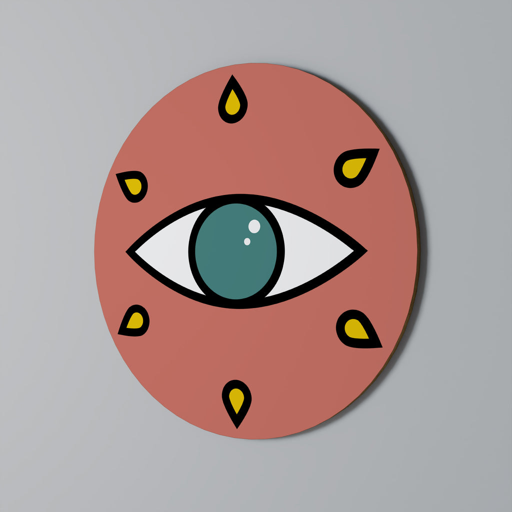 SEE EVERYTHING Round Wall Art