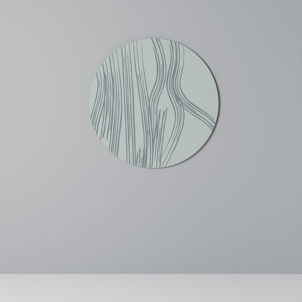 MEMORY TRACES Round Wall Art