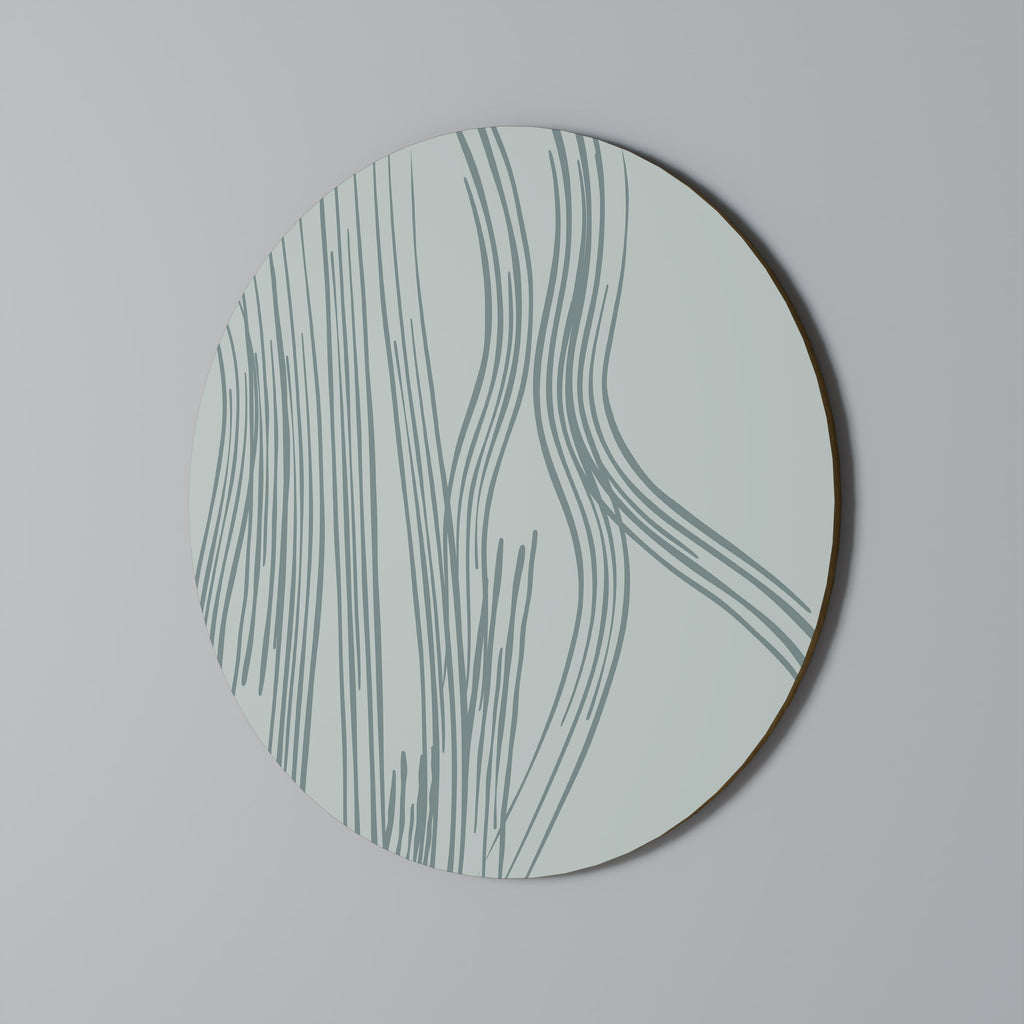 MEMORY TRACES Round Wall Art