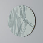 MEMORY TRACES Decoración de Pared Redonda