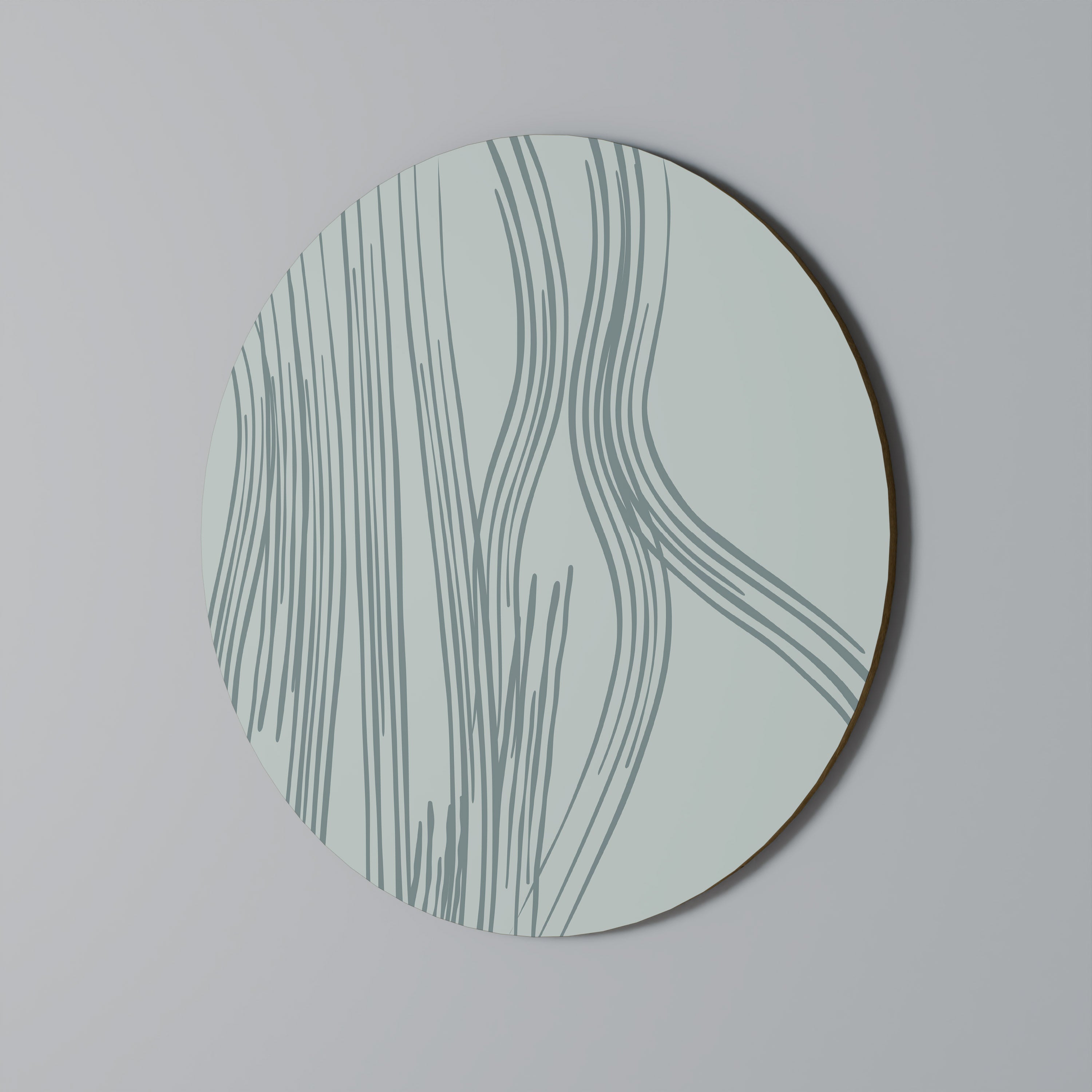 MEMORY TRACES Round Wall Art