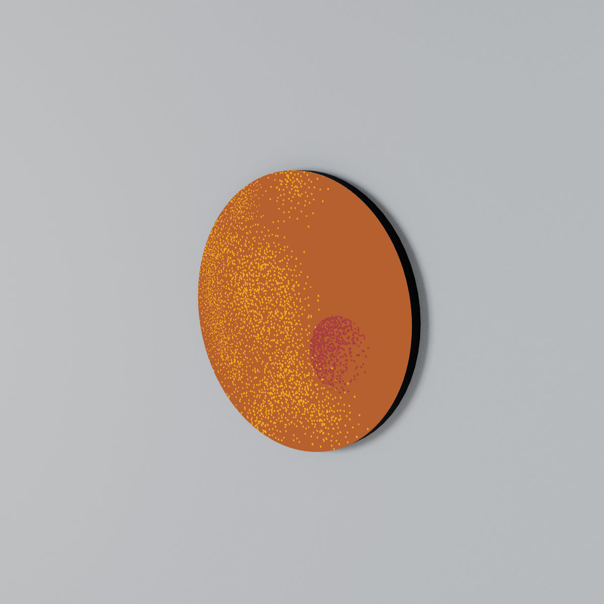 GLITTER COMPOSITION Arte de pared redondo