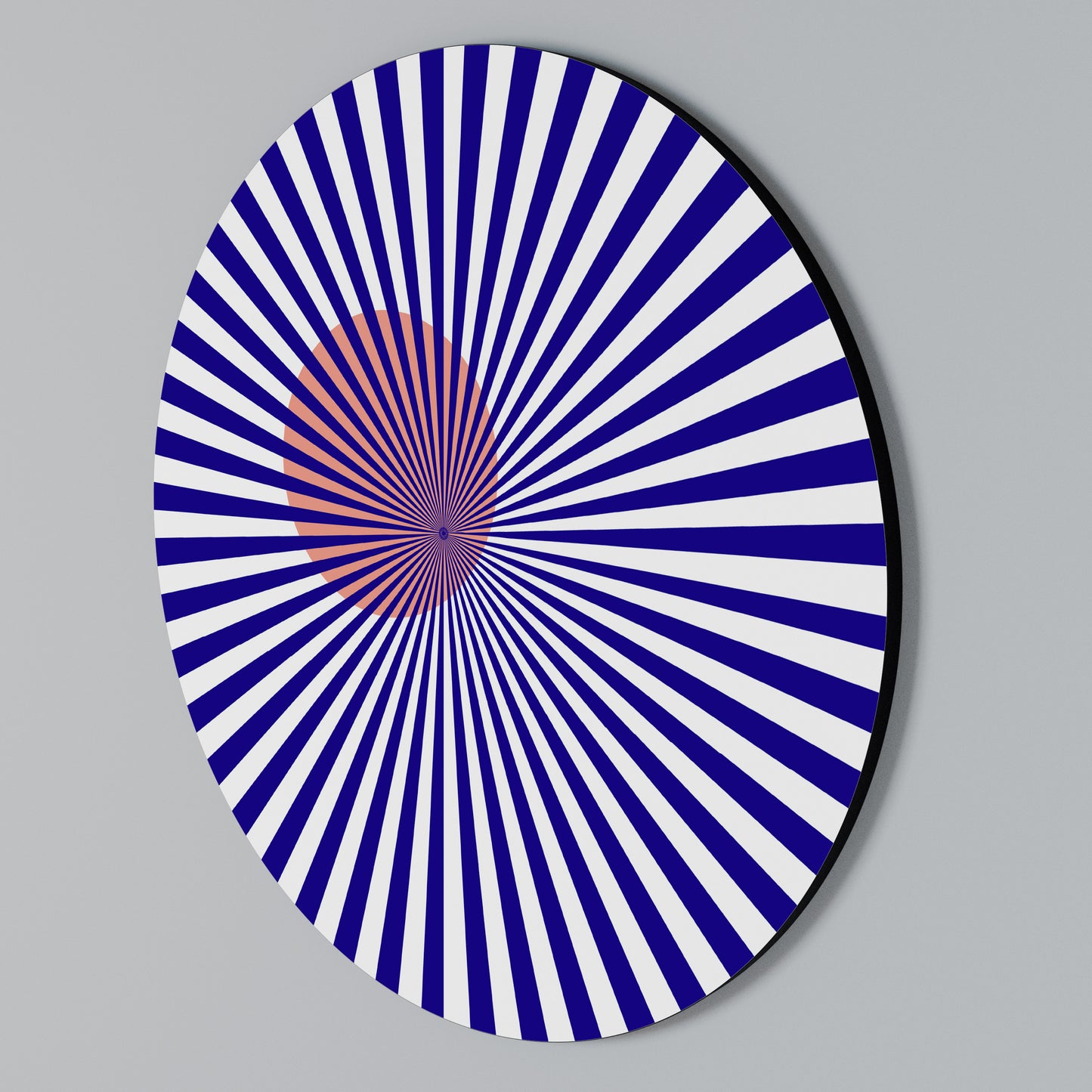 RADIANT ILLUSION Arte de pared redondo