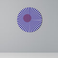 RADIANT ILLUSION Round Wall Art