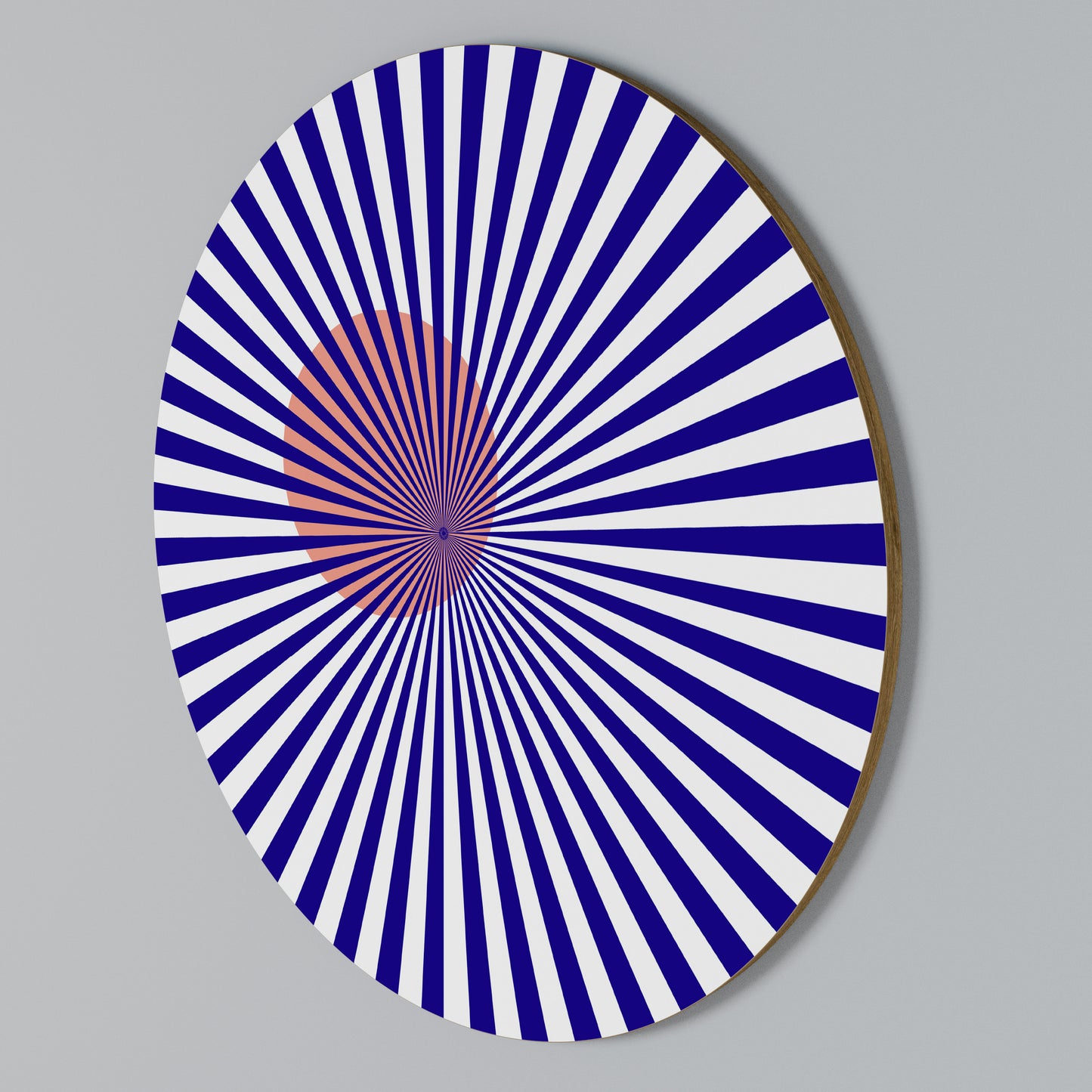 RADIANT ILLUSION Arte de pared redondo