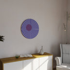 RADIANT ILLUSION Round Wall Art