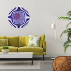 RADIANT ILLUSION Round Wall Art