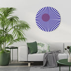 RADIANT ILLUSION Round Wall Art