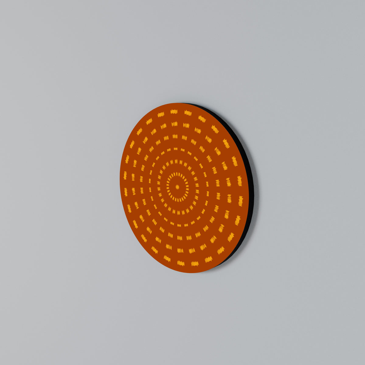 RADIANT ENERGY Arte de pared redondo