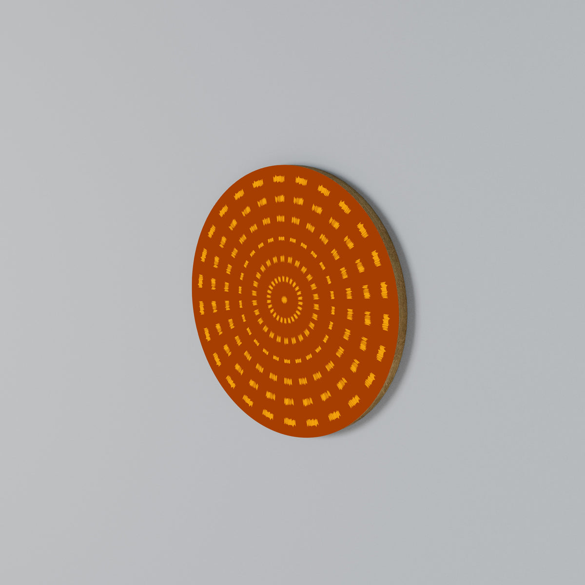 RADIANT ENERGY Arte de pared redondo
