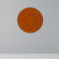 RADIANT ENERGY Round Wall Art
