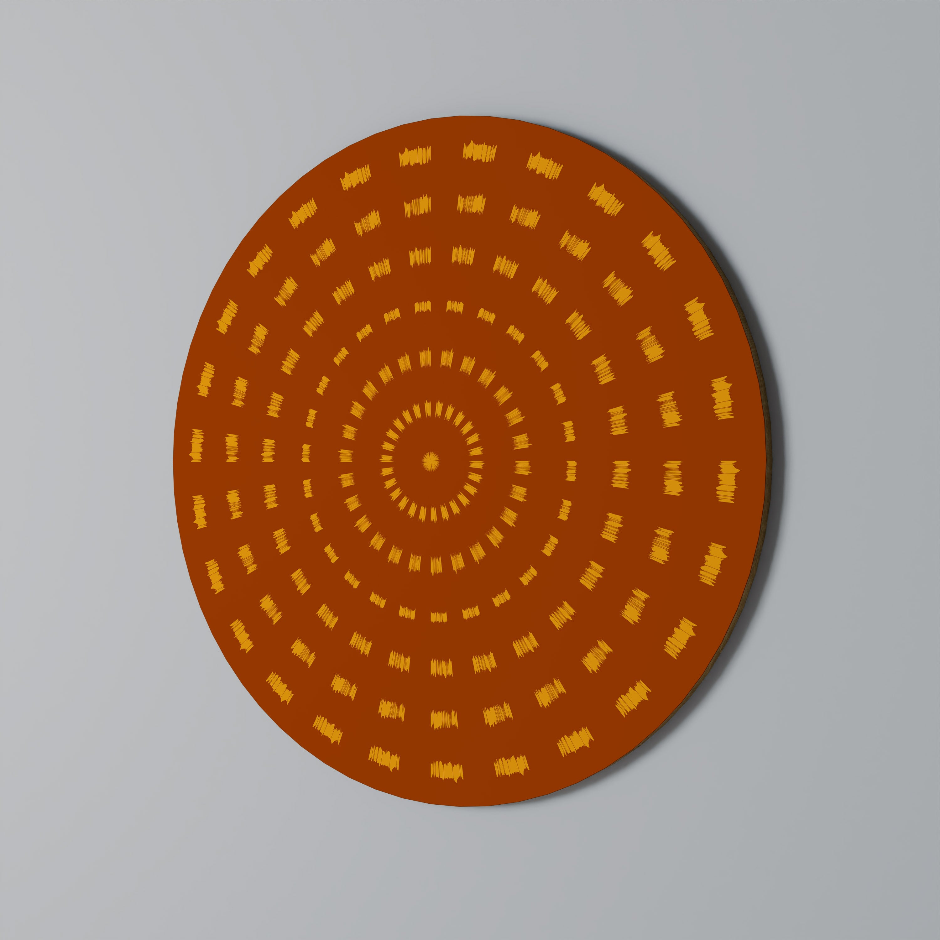 RADIANT ENERGY Round Wall Art