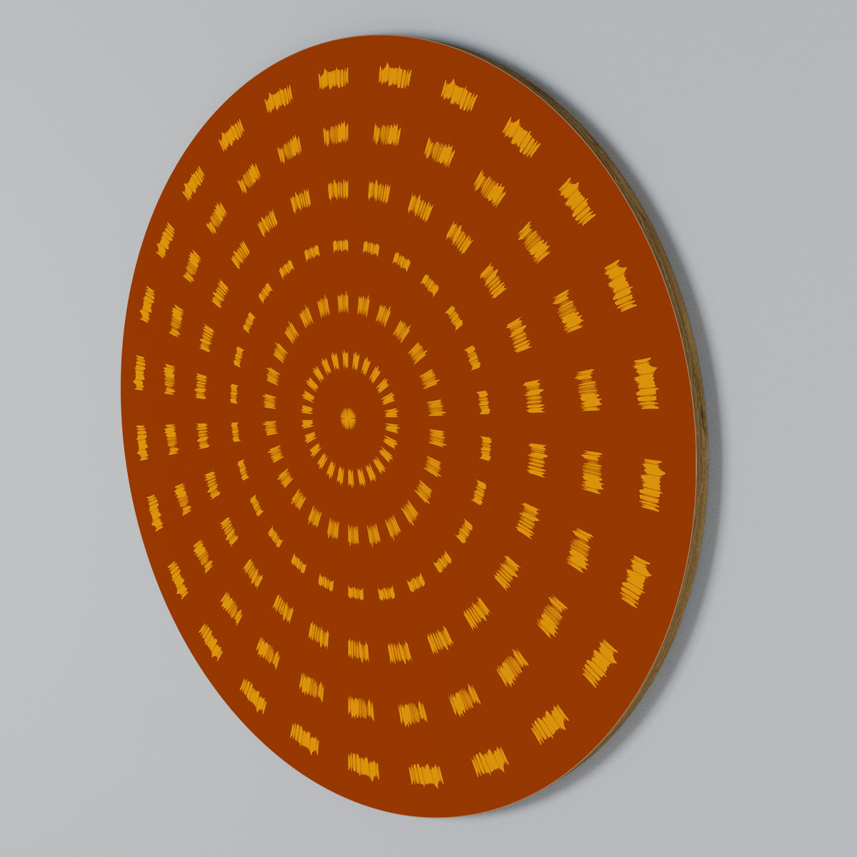 RADIANT ENERGY Arte de pared redondo