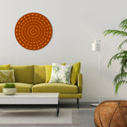 RADIANT ENERGY Round Wall Art