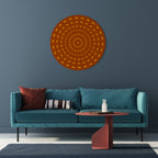 RADIANT ENERGY Round Wall Art