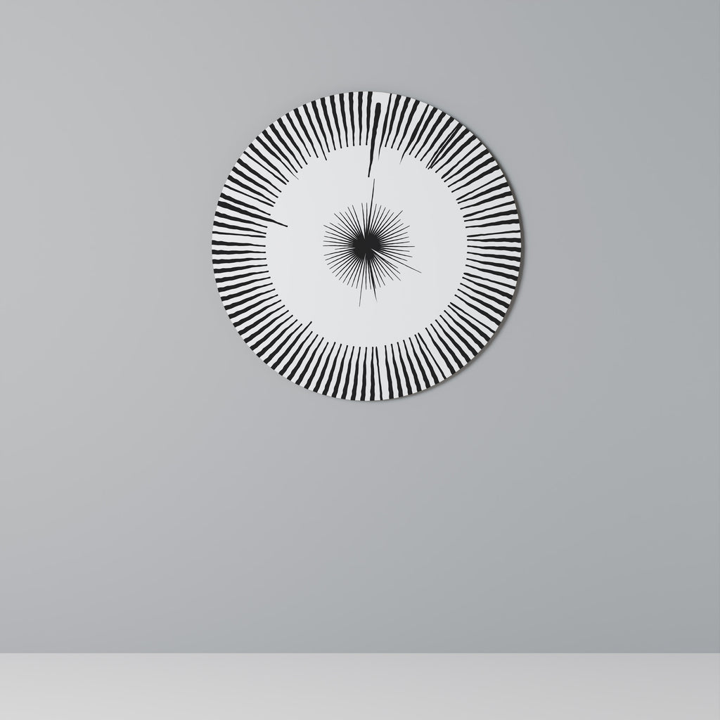 EXPLOSIVE RADIATION Round Wall Art