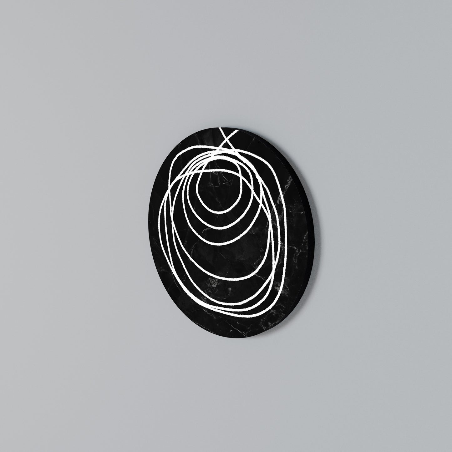 TRUST CIRCLES Arte de pared redondo