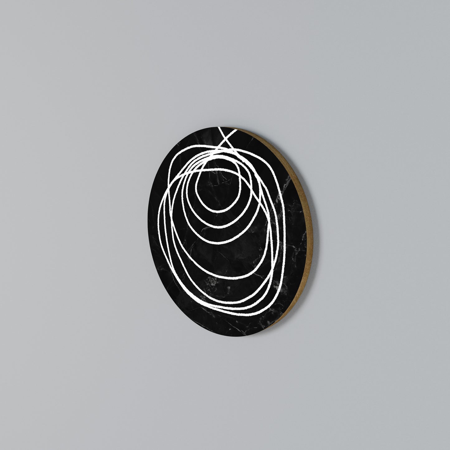 TRUST CIRCLES Arte de pared redondo