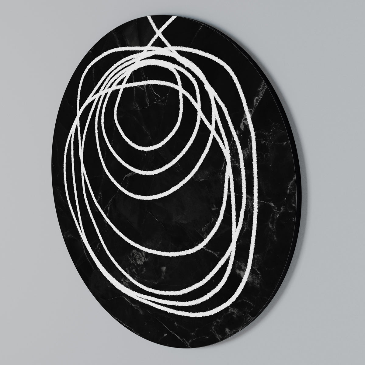 TRUST CIRCLES Arte de pared redondo