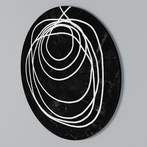 TRUST CIRCLES Arte de pared redondo