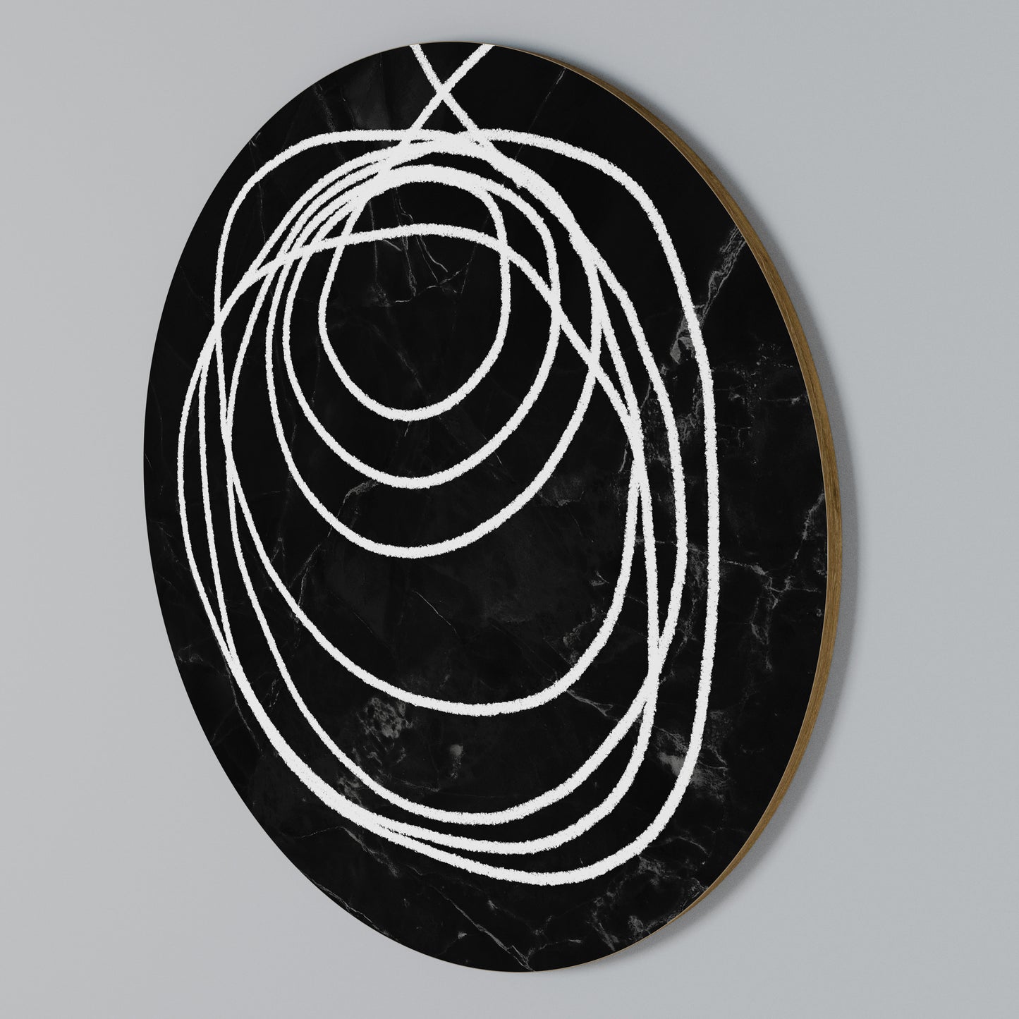 TRUST CIRCLES Arte de pared redondo