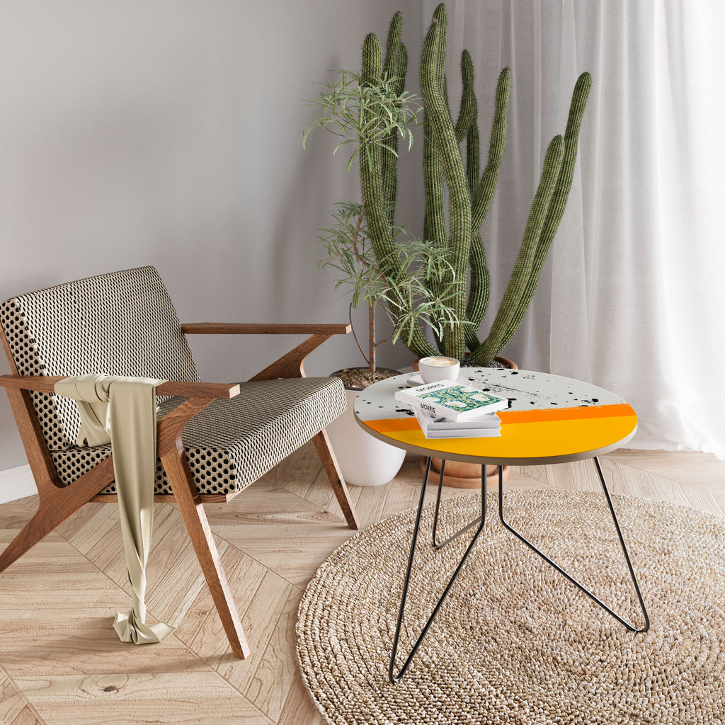 Mesa de centro 69 TEÑIDA DE NARANJA