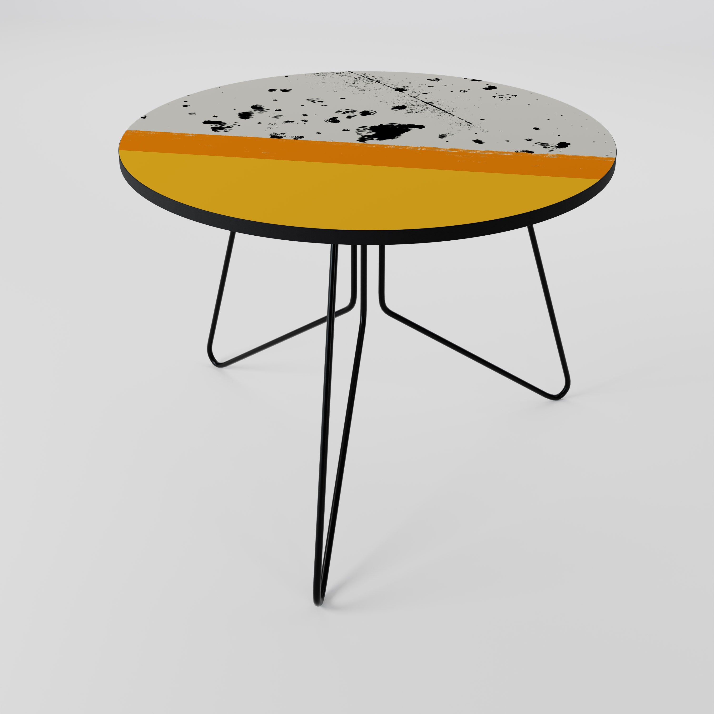 Mesa de centro 69 TEÑIDA DE NARANJA