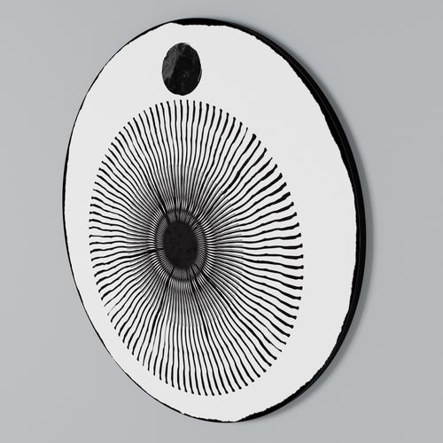 DARKNESS IS COMING Arte de pared redondo