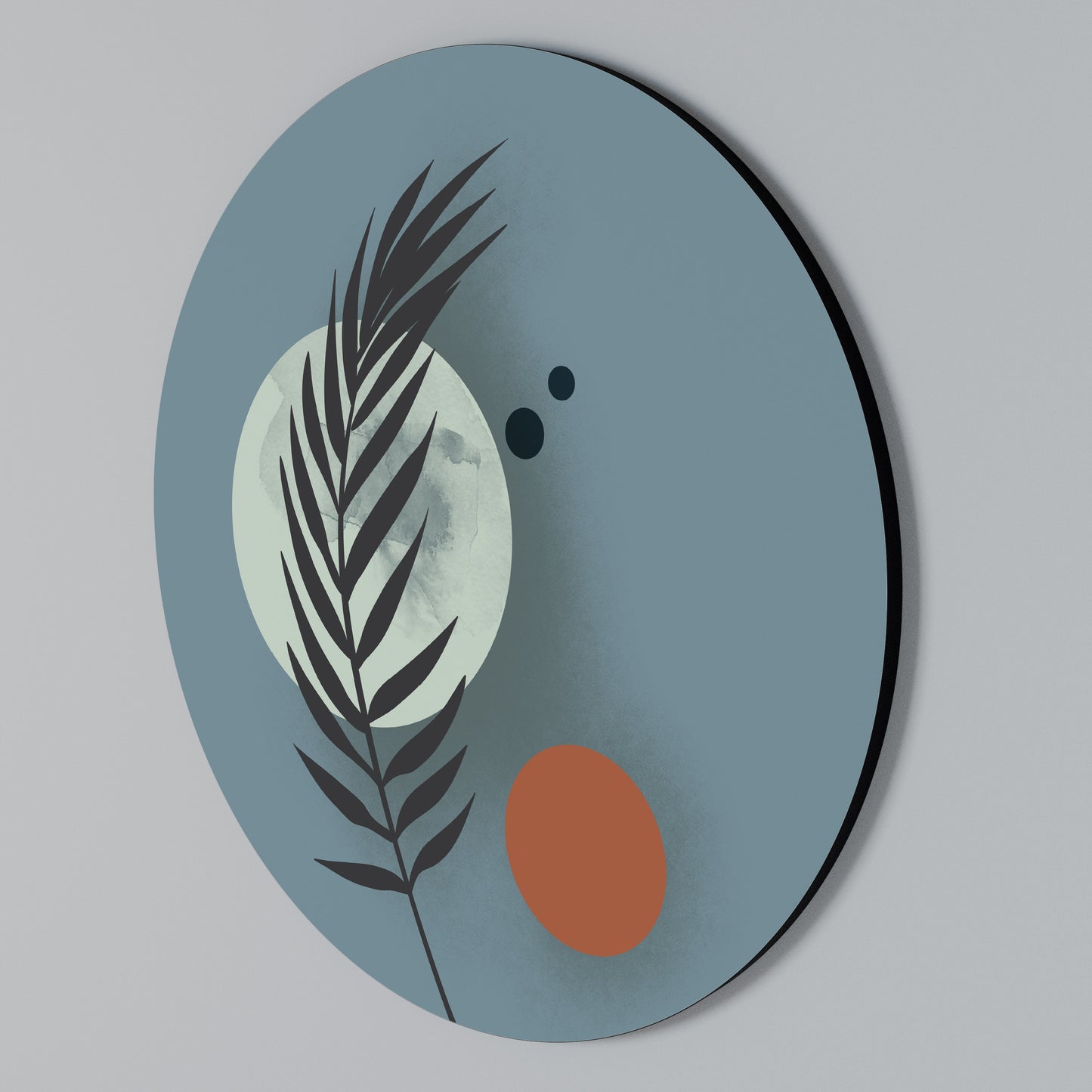 TIME FOR PLANTS Arte de pared redondo