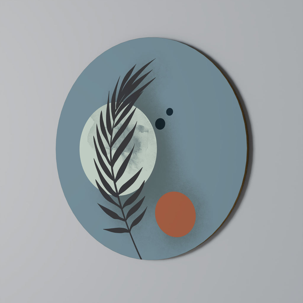TIME FOR PLANTS Round Wall Art