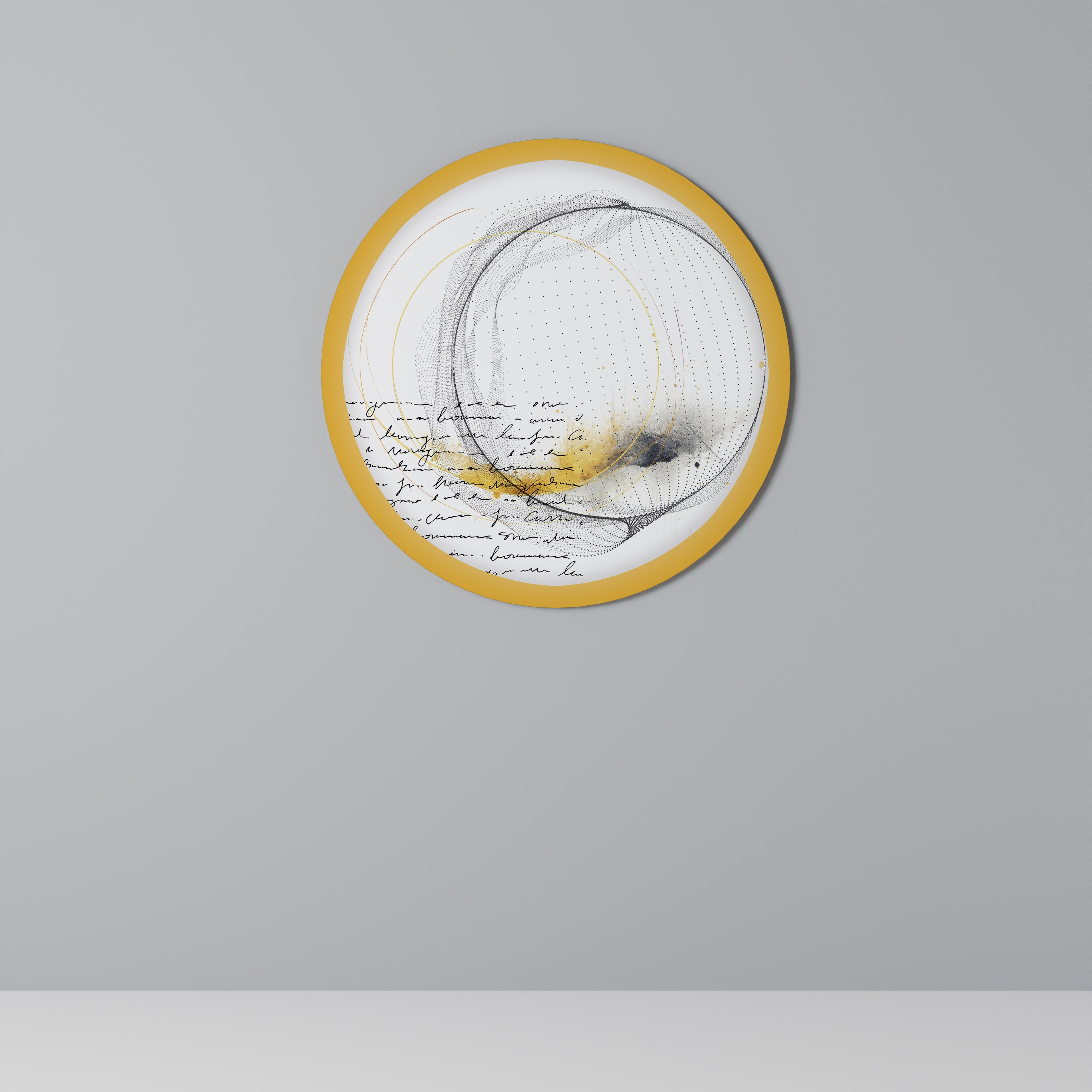 VORTEX OF CREATIVITY Round Wall Art