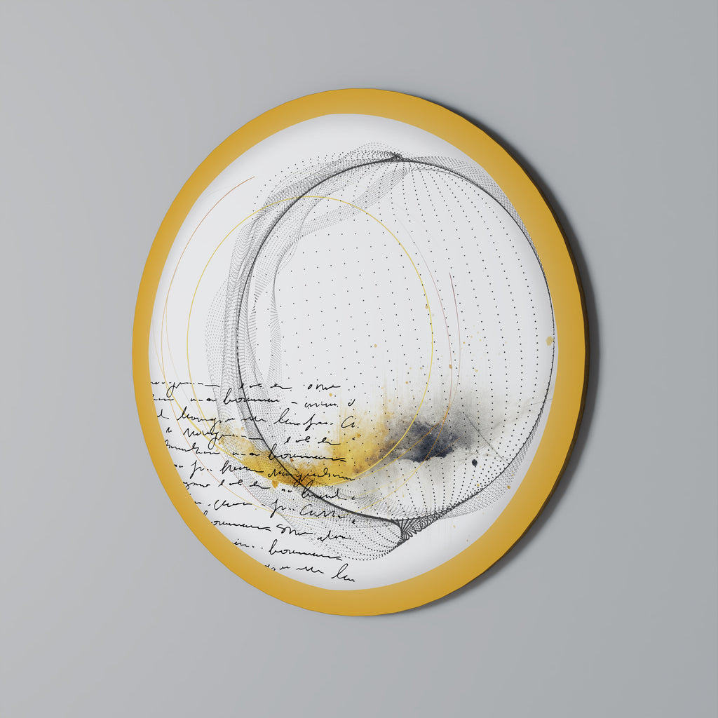 VORTEX OF CREATIVITY Round Wall Art