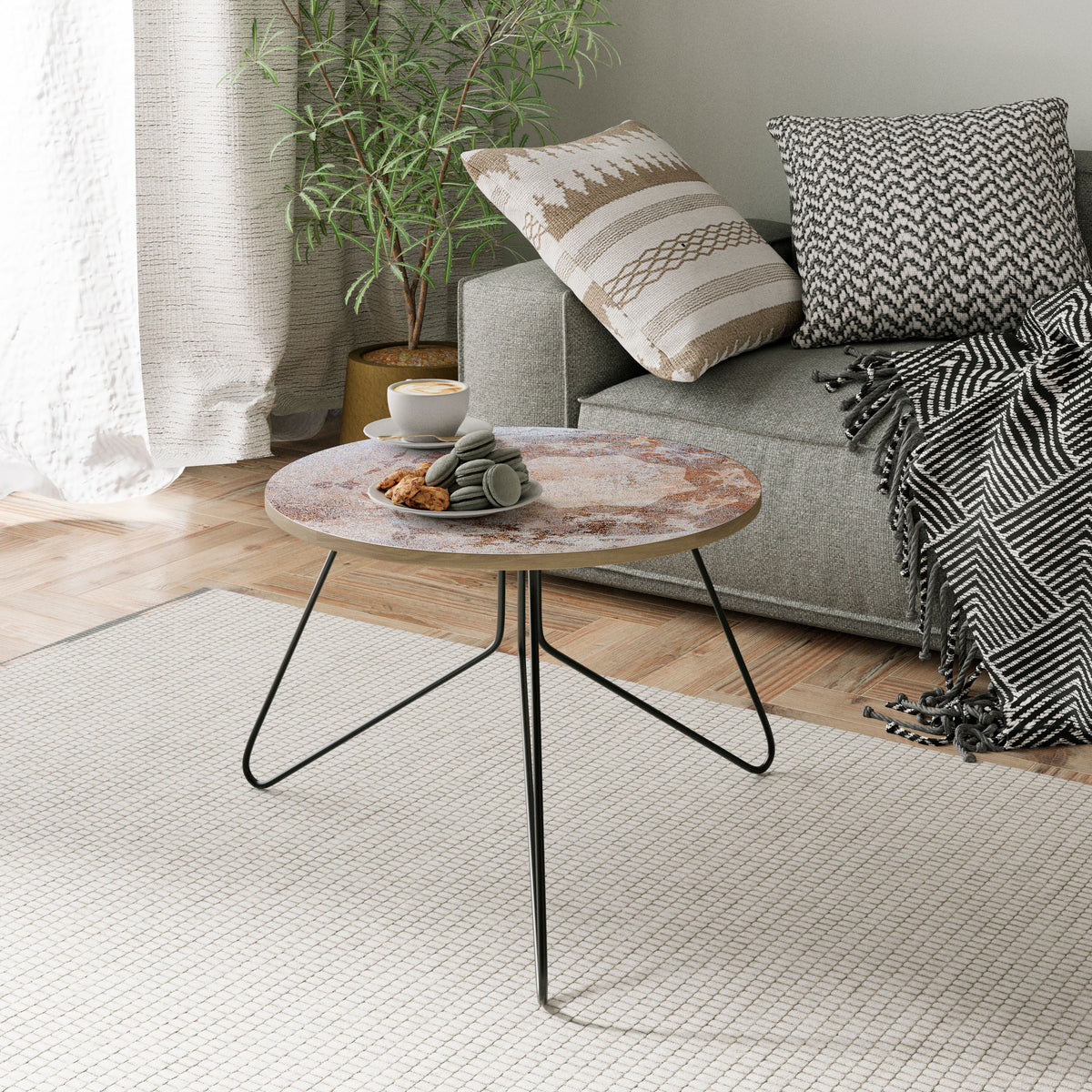 EARTHY ELEGANCE Mesa de centro