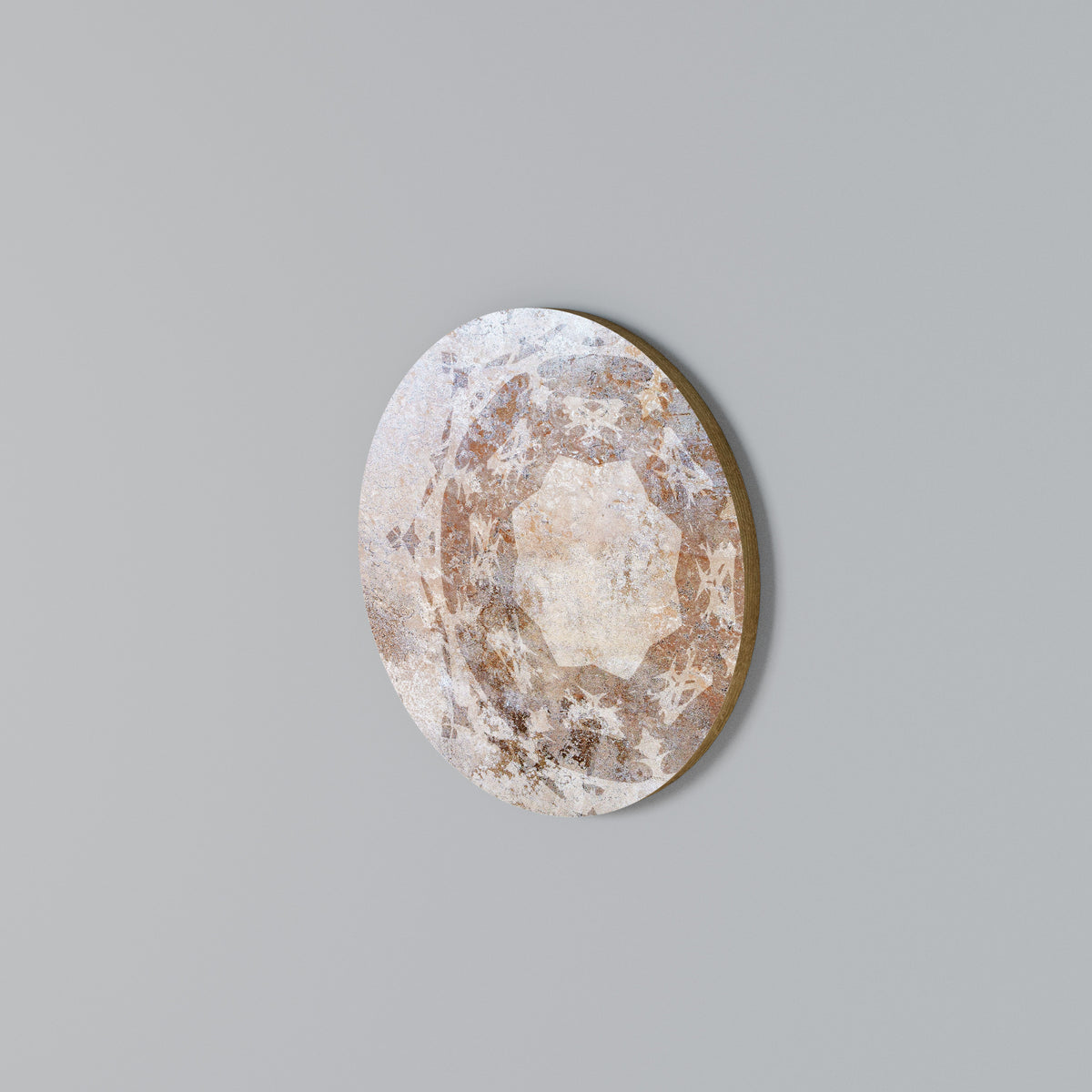 EARTHY ELEGANCE Round Wall Art