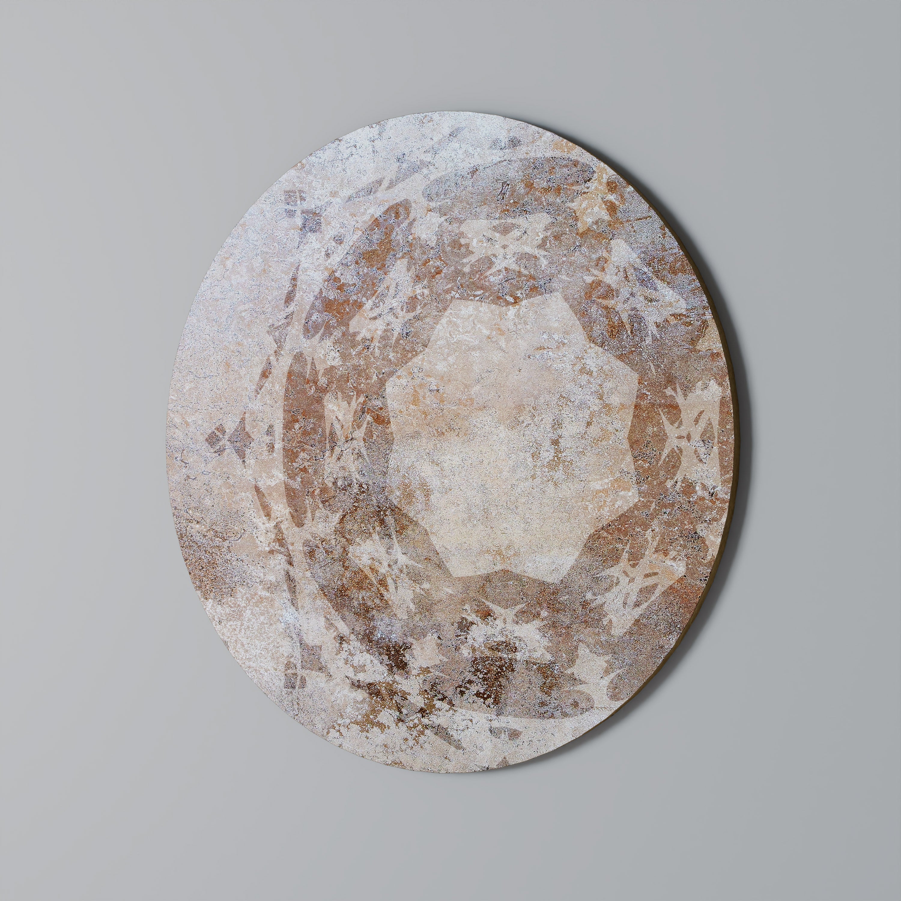 EARTHY ELEGANCE Round Wall Art