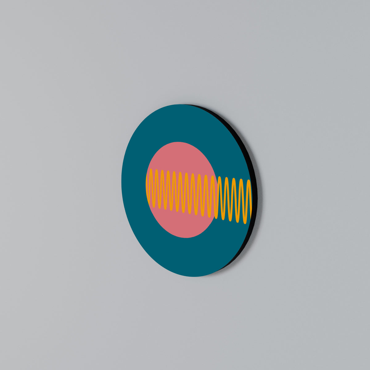SOUND SOURCE Arte de pared redondo