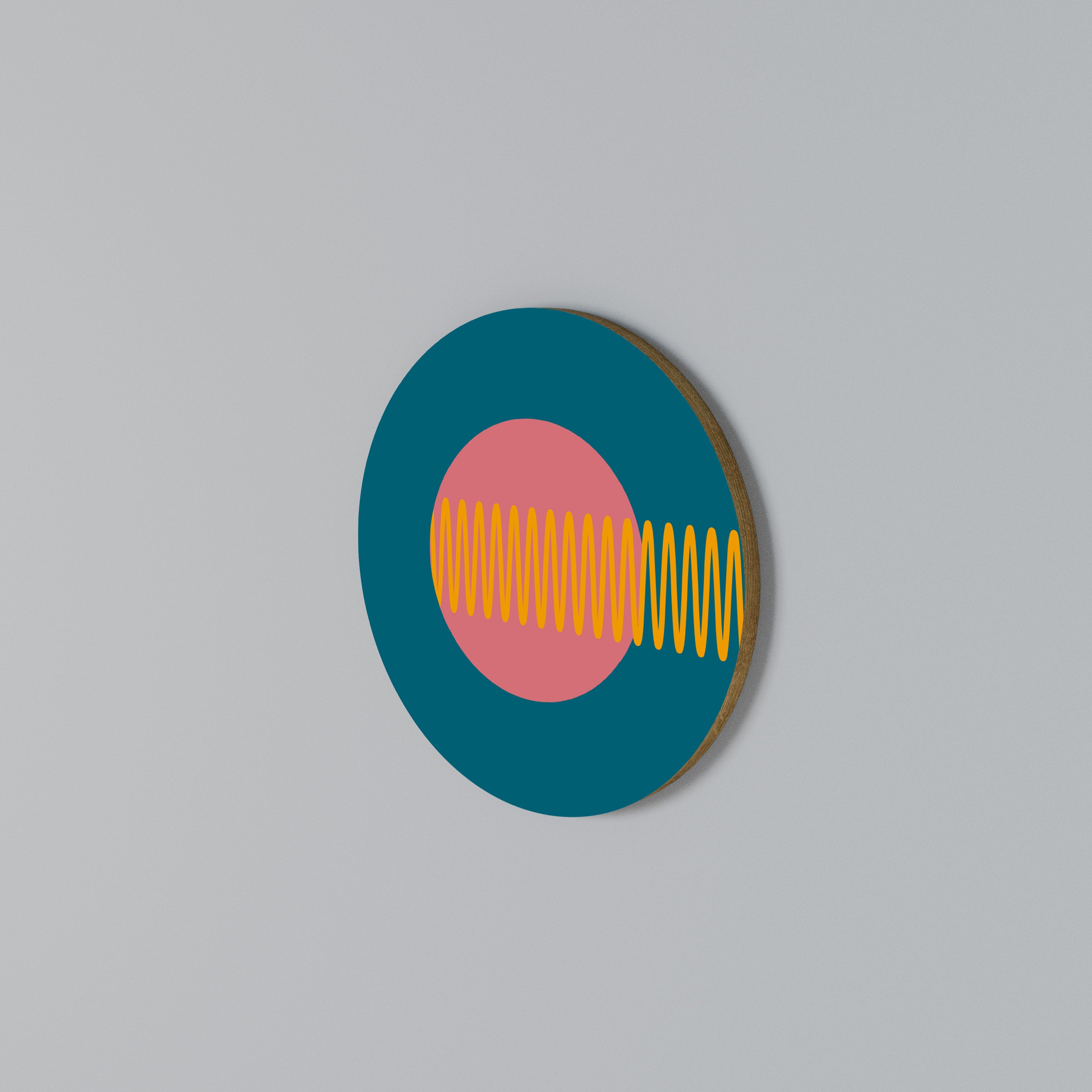 SOUND SOURCE Round Wall Art