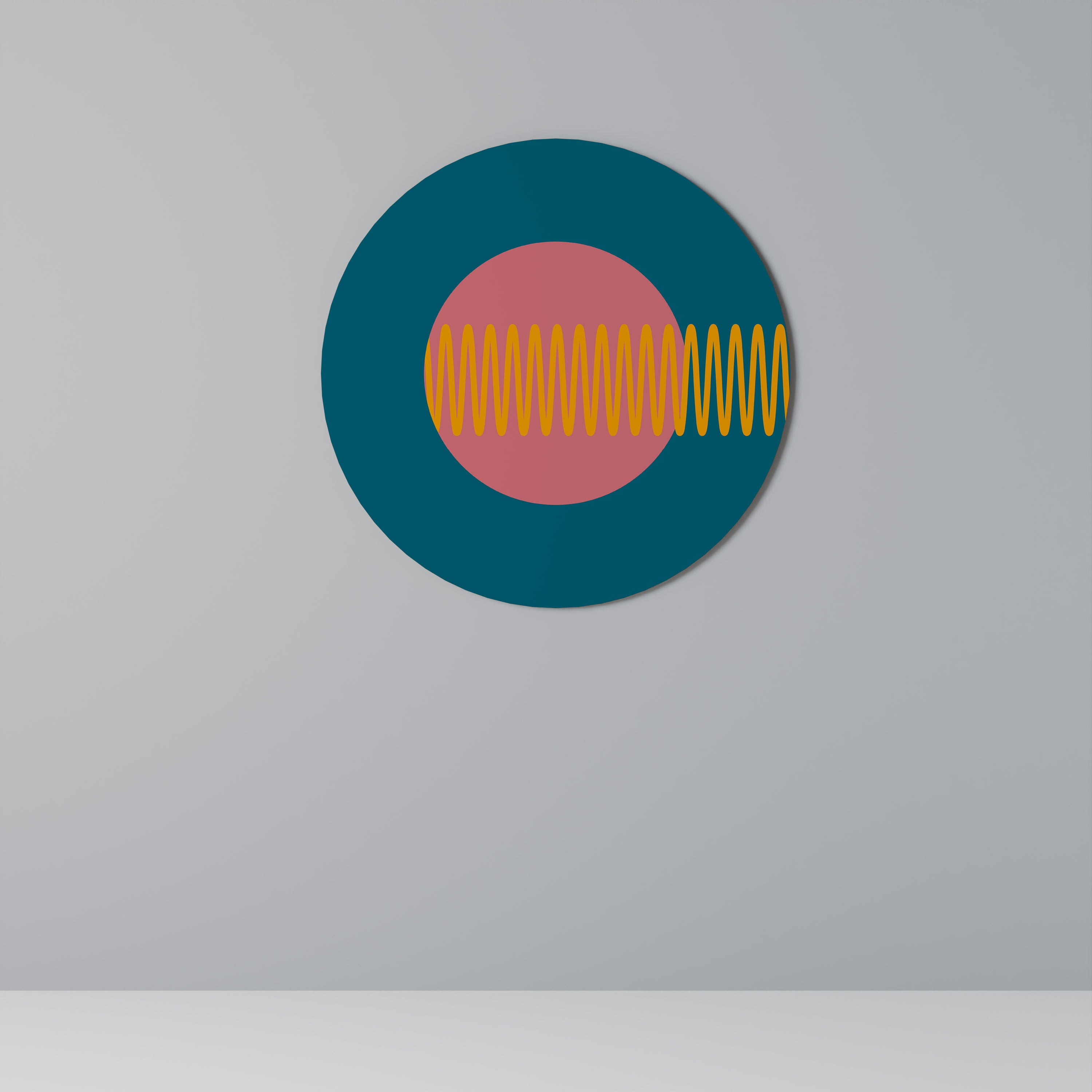 SOUND SOURCE Round Wall Art