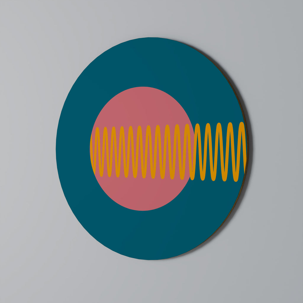 SOUND SOURCE Round Wall Art