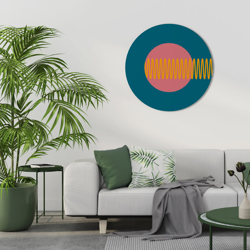 SOUND SOURCE Round Wall Art