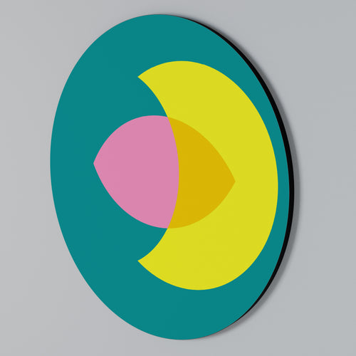 SPIRITUAL SUPPORT Arte de pared redondo