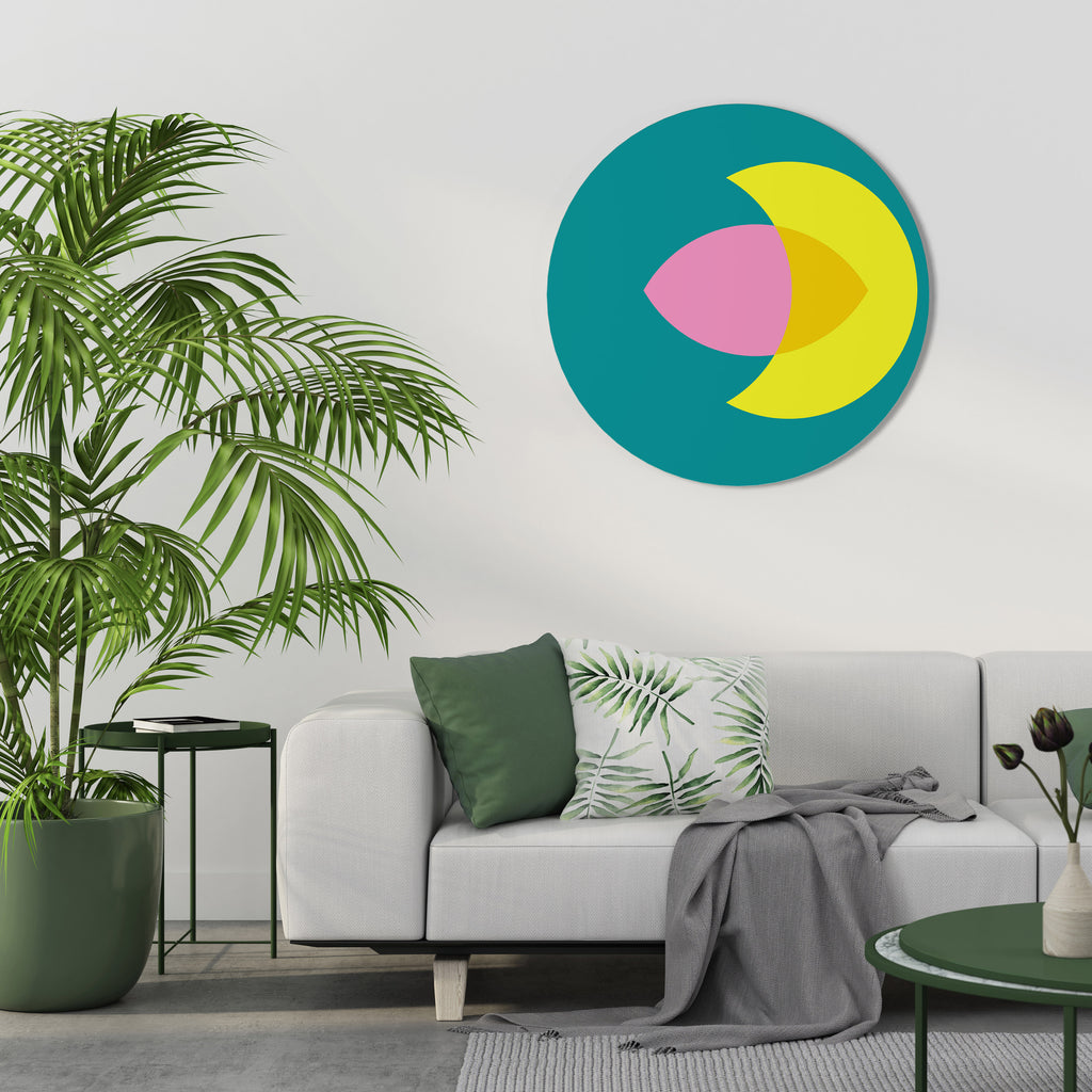 SPIRITUAL SUPPORT Round Wall Art