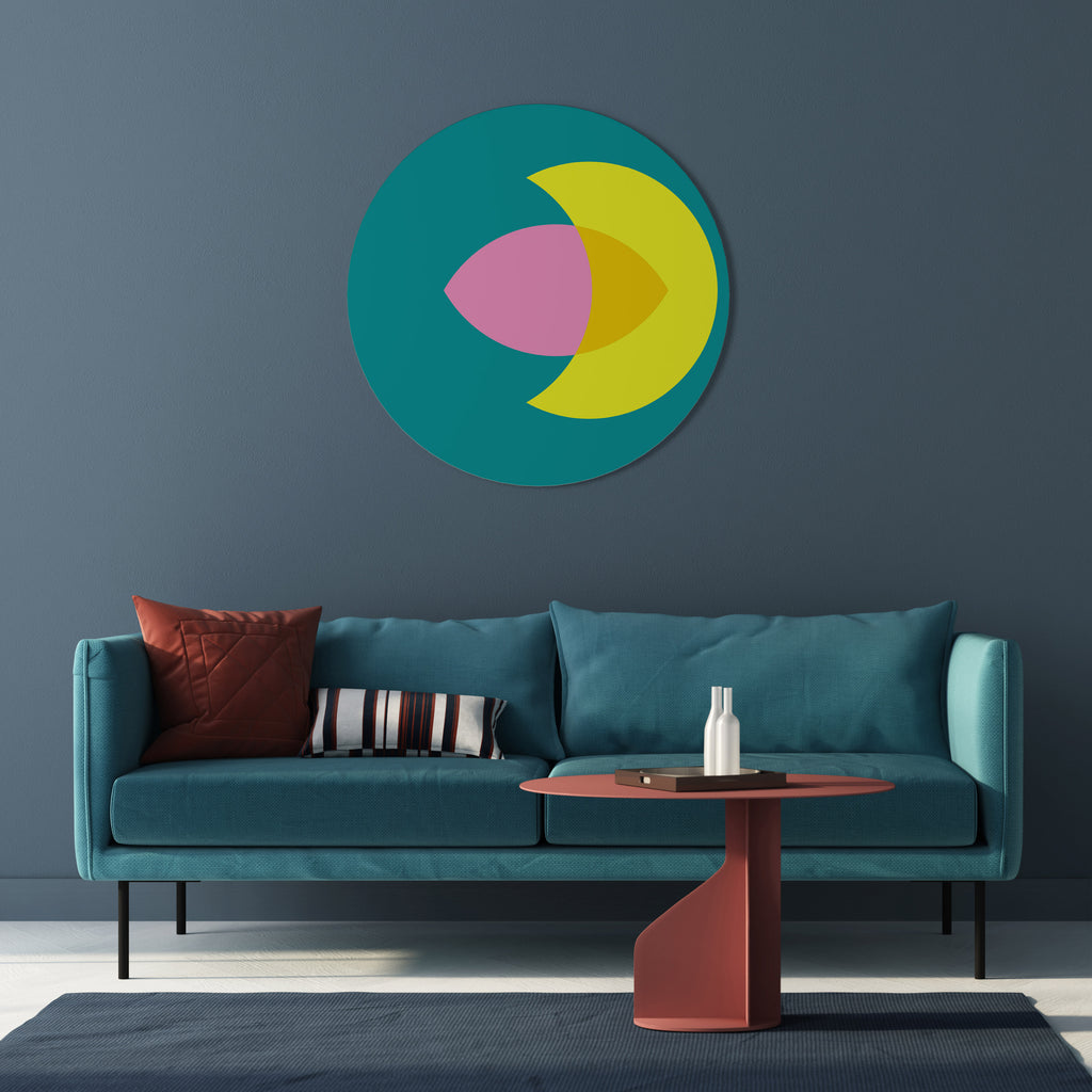 SPIRITUAL SUPPORT Round Wall Art