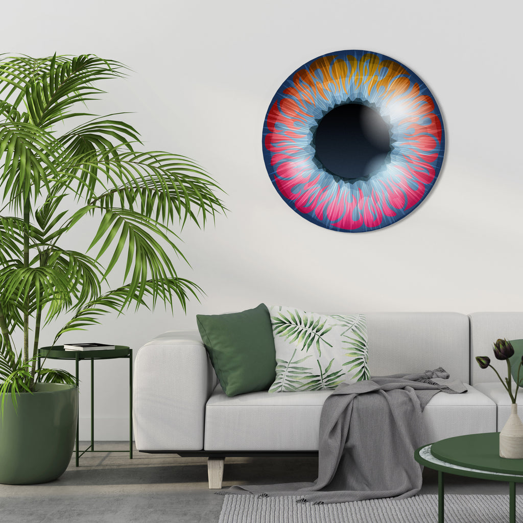 FANTASY EYE Round Wall Art