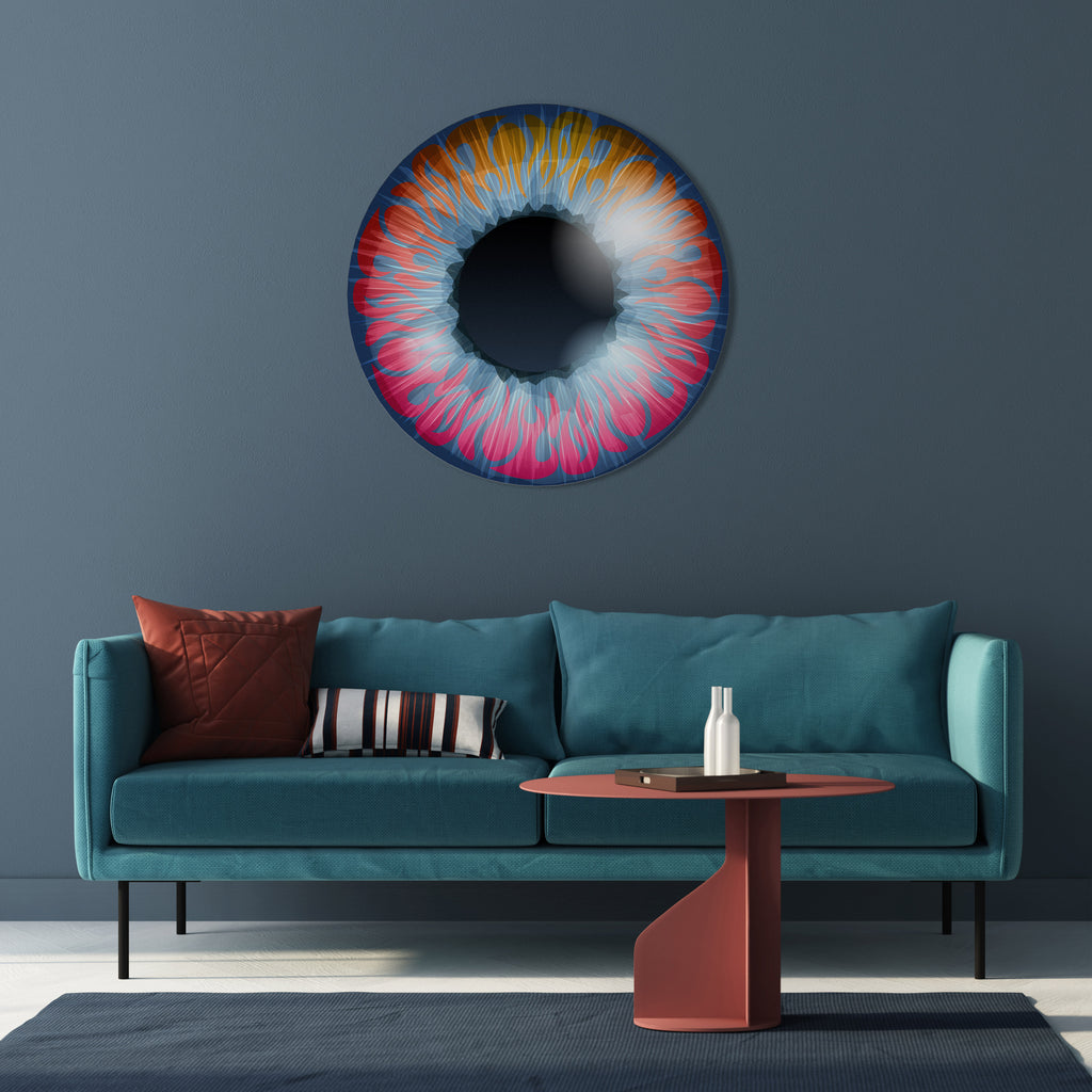 FANTASY EYE Round Wall Art