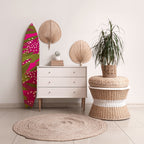 ENCHANTED TIGER Panel decorativo de tabla de surf