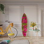 ENCHANTED TIGER Panel decorativo de tabla de surf