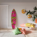 ENCHANTED TIGER Panel decorativo de tabla de surf